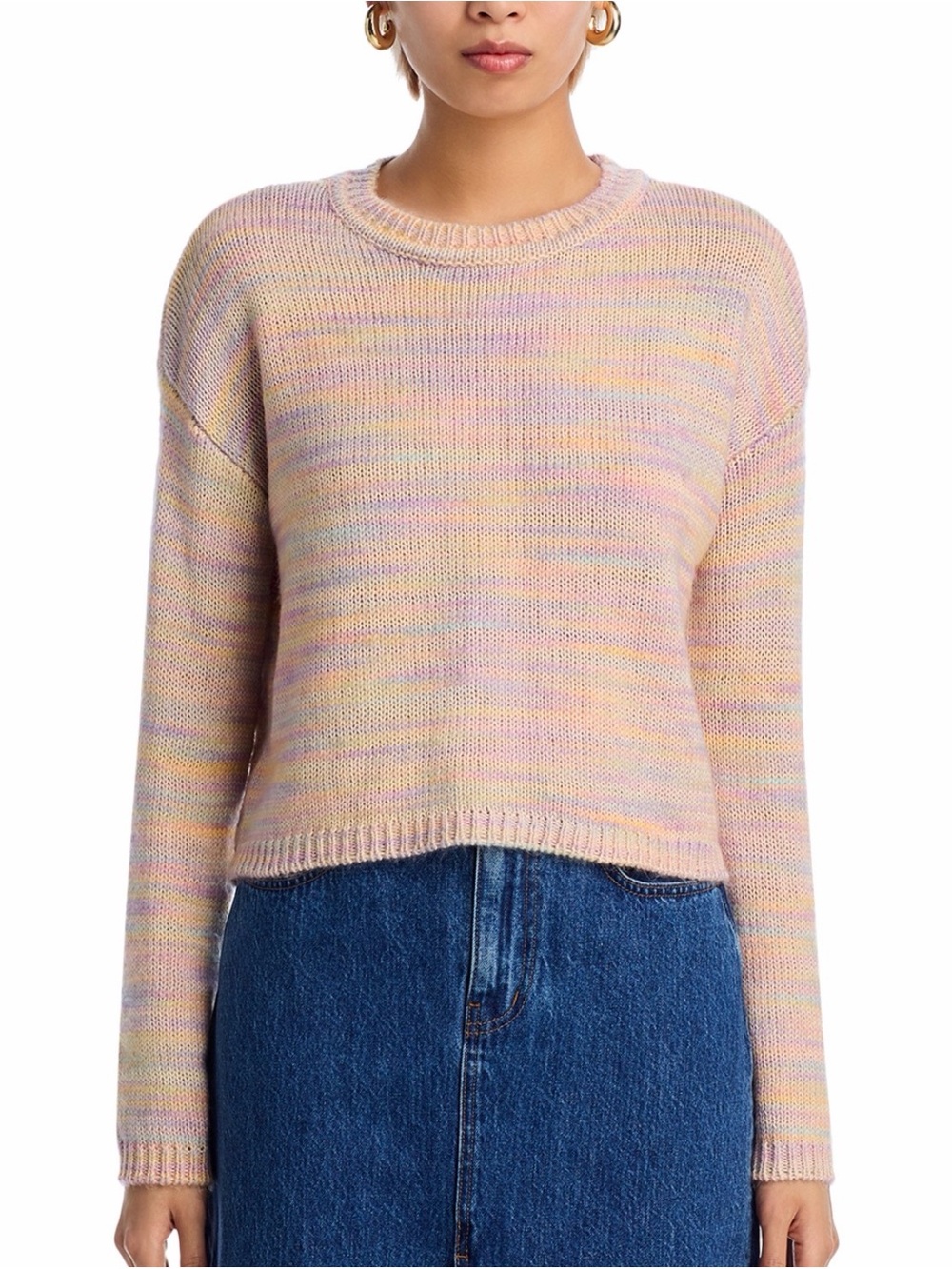 NWT AQUA Size XXL Talulla Sweater Pink Multicolor